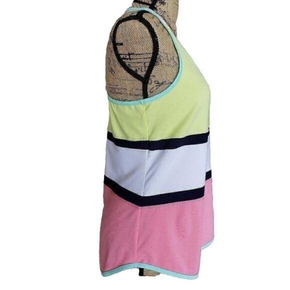 Women's Racerback Training Tank Top Loose Fit Color Block Small NWOT - Picture 4 of 6